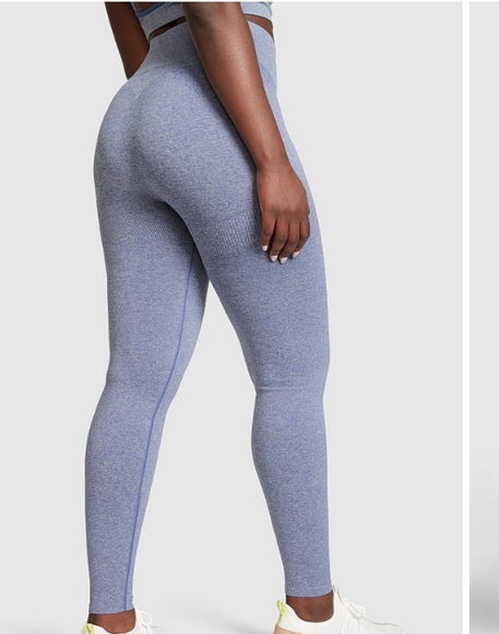 Victoria Secret -Seamless Classic Leggings (Verywinkle Blue)-XXL - Picture 3 of 4